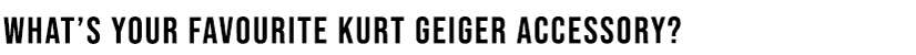 Favourite Kurt Geiger Accessory