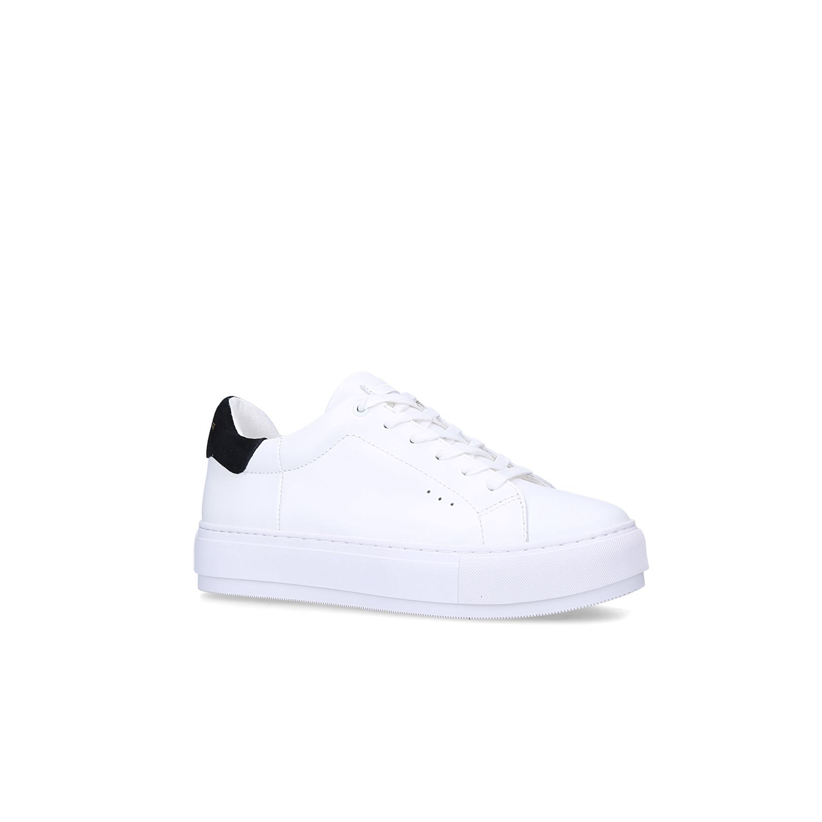 kurt geiger laney black trim trainers