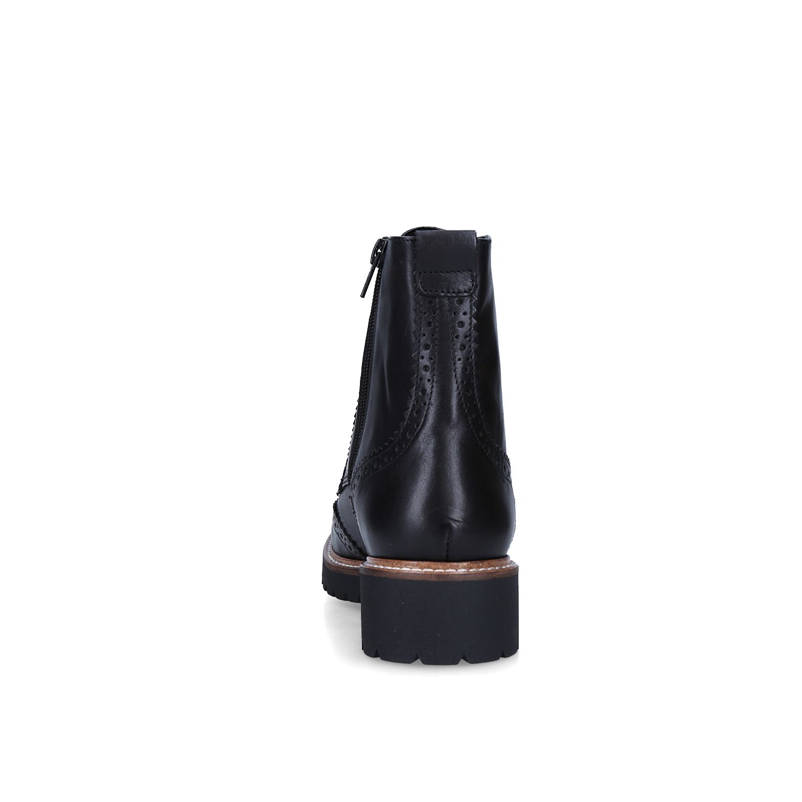carvela snail boots black