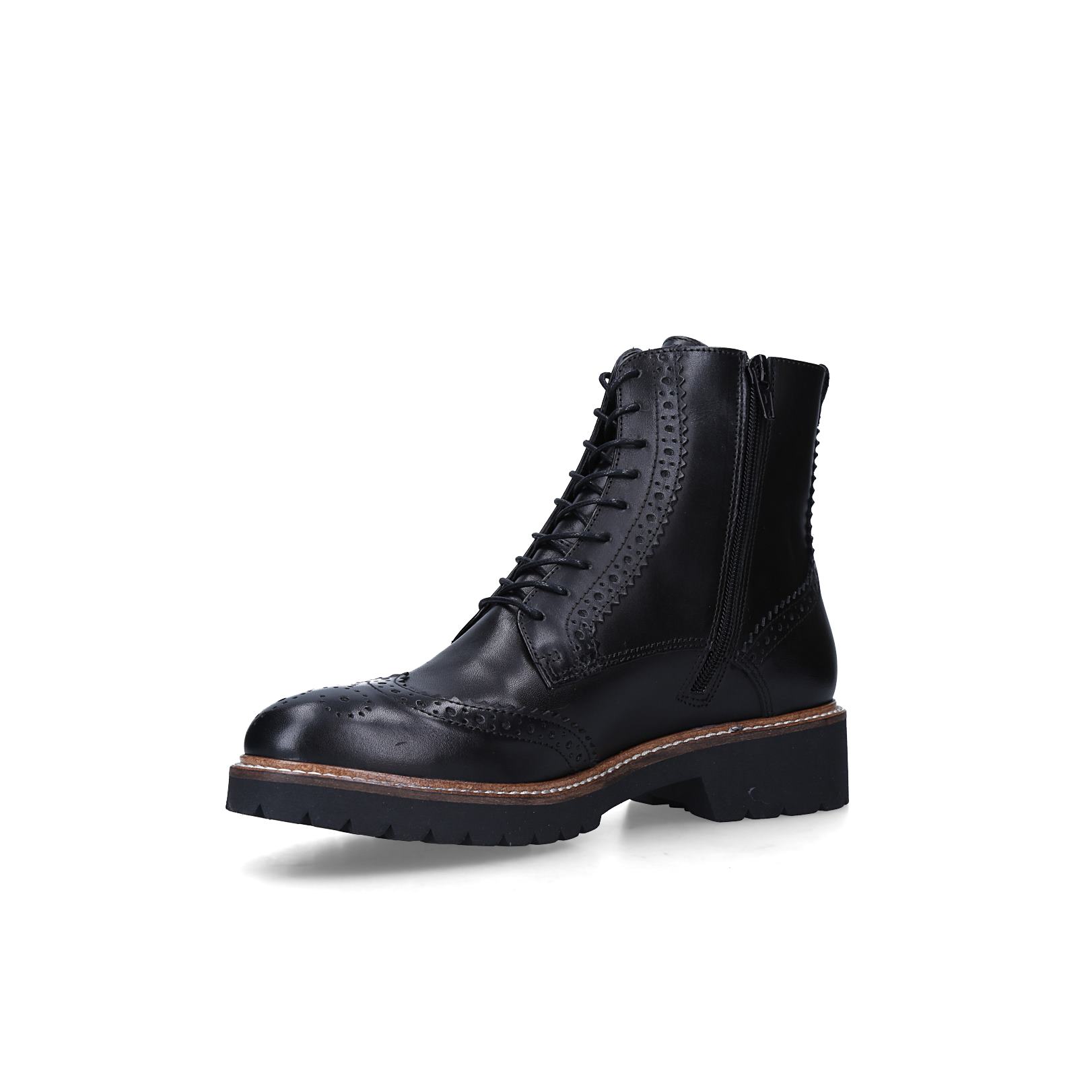 carvela snail boots black