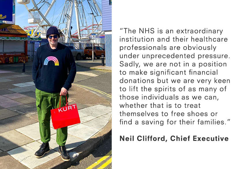 kurt geiger nhs 50 off