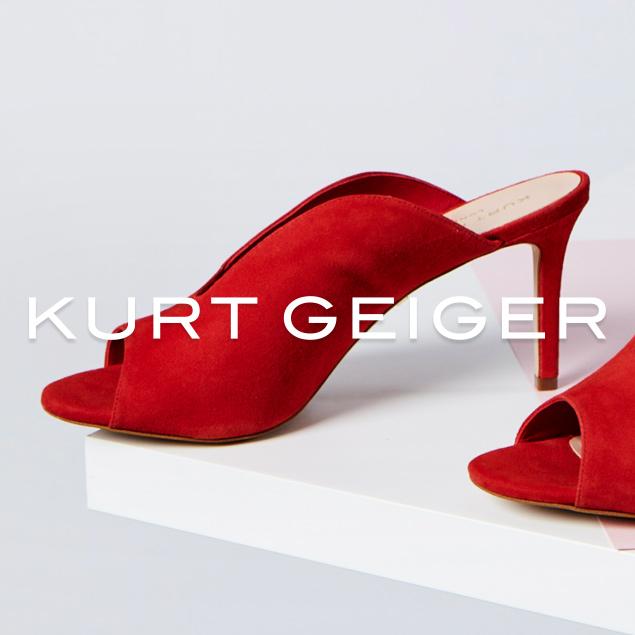 kurt geiger red sandals